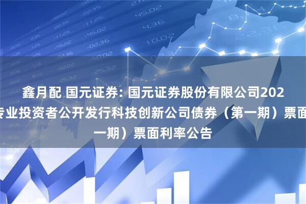 鑫月配 国元证券: 国元证券股份有限公司2025年面向专业投资者公开发行科技创新公司债券（第一期）票面利率公告